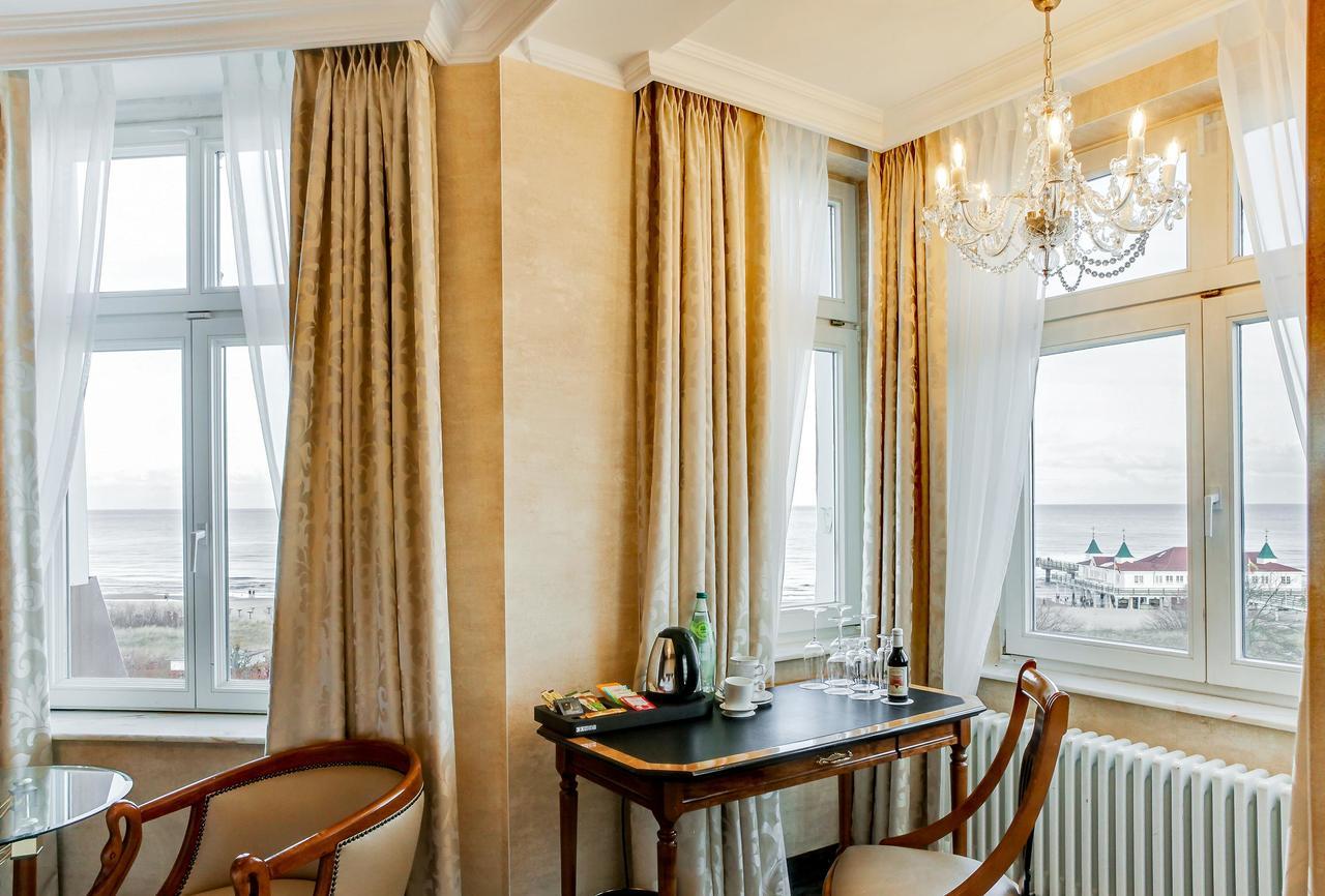 Seetelhotel Ahlbecker Hof Heringsdorf  Exterior foto Curtains